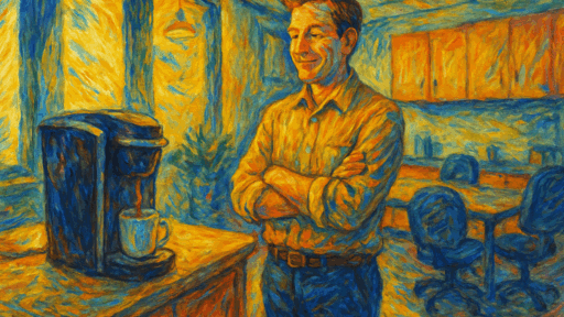 Virtue begins at the coffee maker.