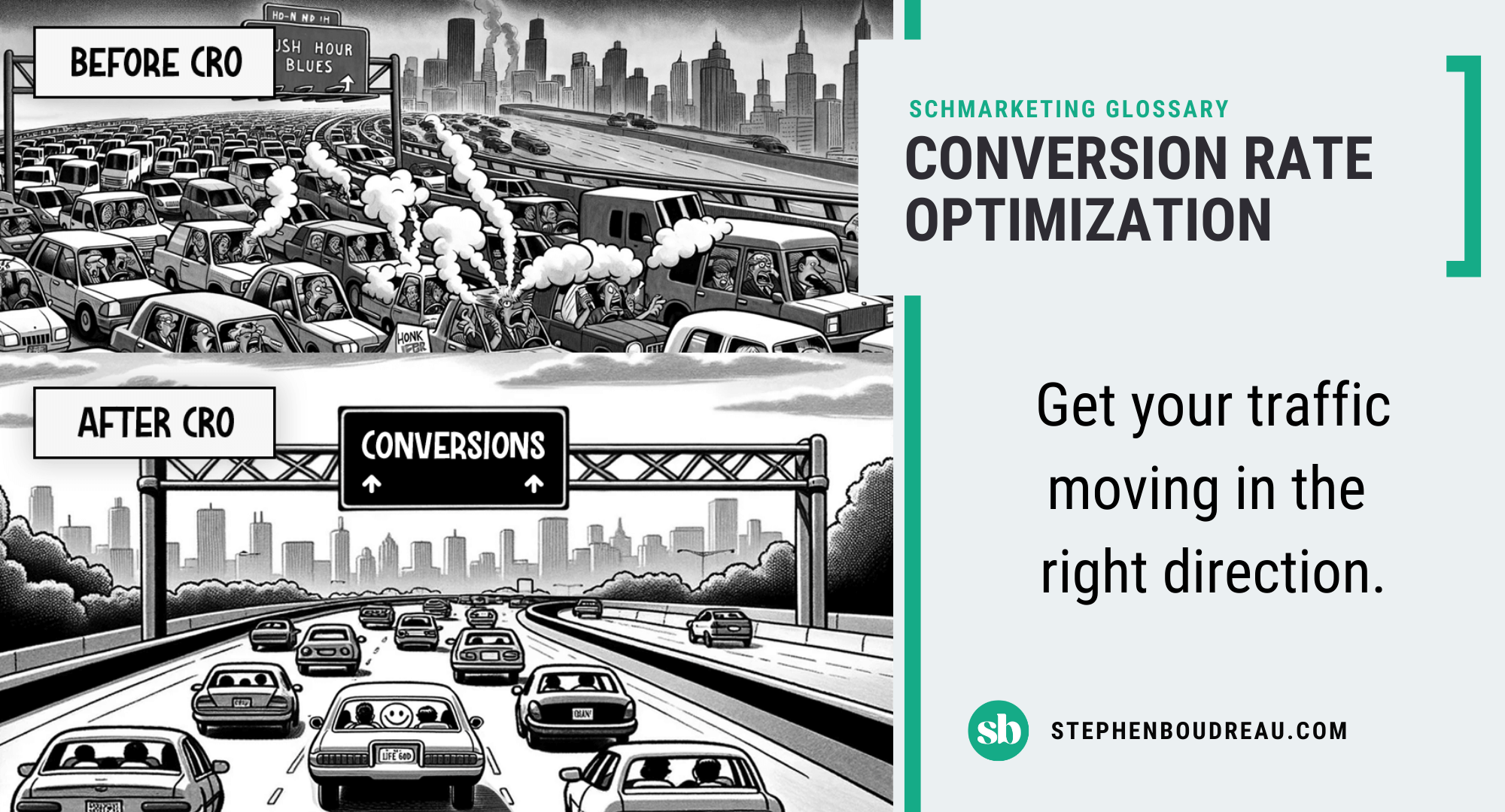 Schmarketing: Get your traffic moving in the right direction.
