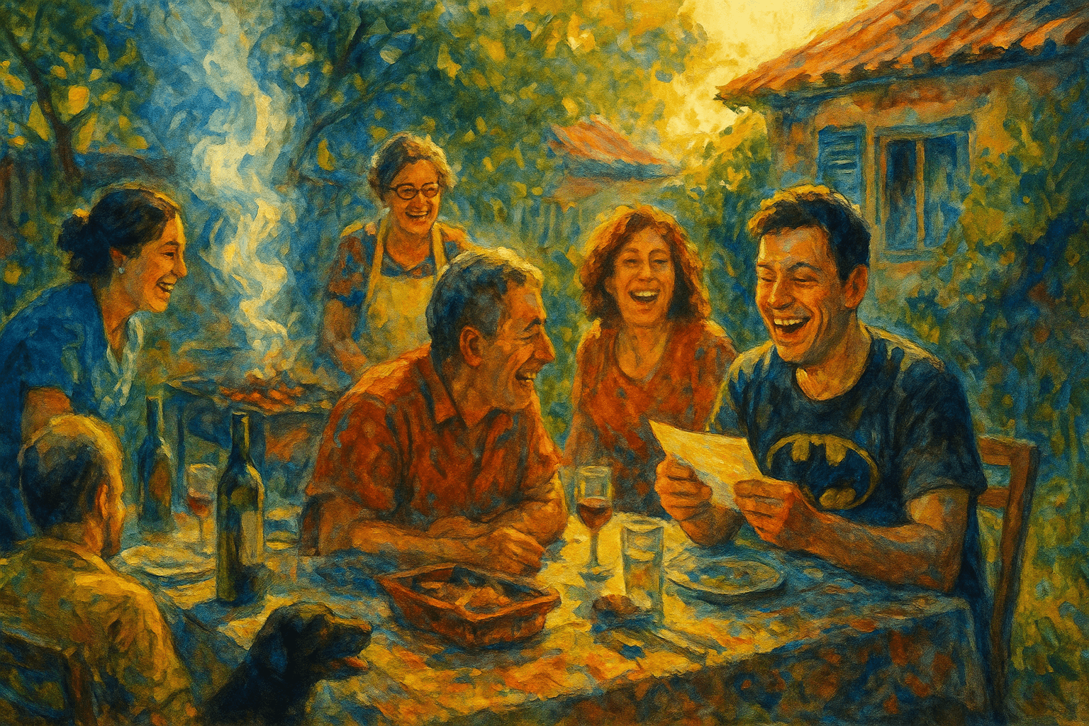 The art of laughing when things aren’t funny